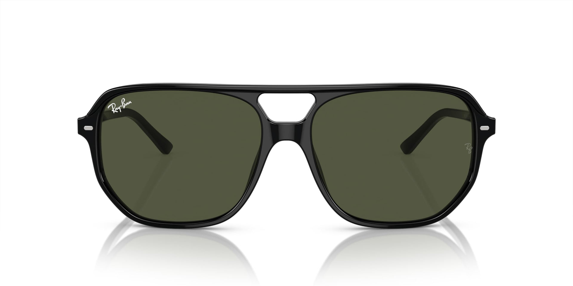 Ray-Ban Bill One RB2205 Sunglasses - Black/Green / 60 mm - 8056597936231