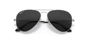 Ray-Ban Aviator RB3025 Sunglasses Batch 3 - Silver / Small - X002PMDQJJ - Additional Image 4
