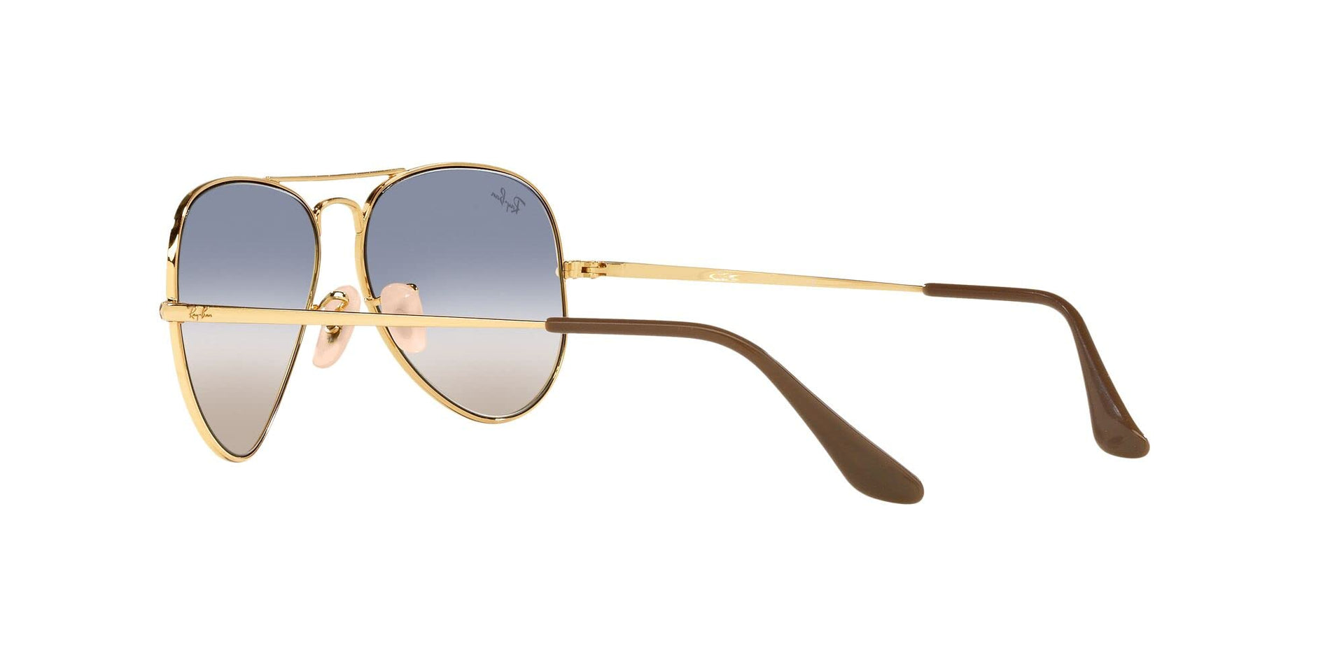 Ray-Ban Aviator Metal II RB3689 Sunglasses - Gold/Clear Gradient Blue Pink / 62 mm - 8056597549714 - Additional Image 4