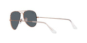 Ray-Ban Aviator RB3025 Sunglasses Batch 2 - Rose Gold/Blue / 58 mm - 8056597855921 - Additional Image 4