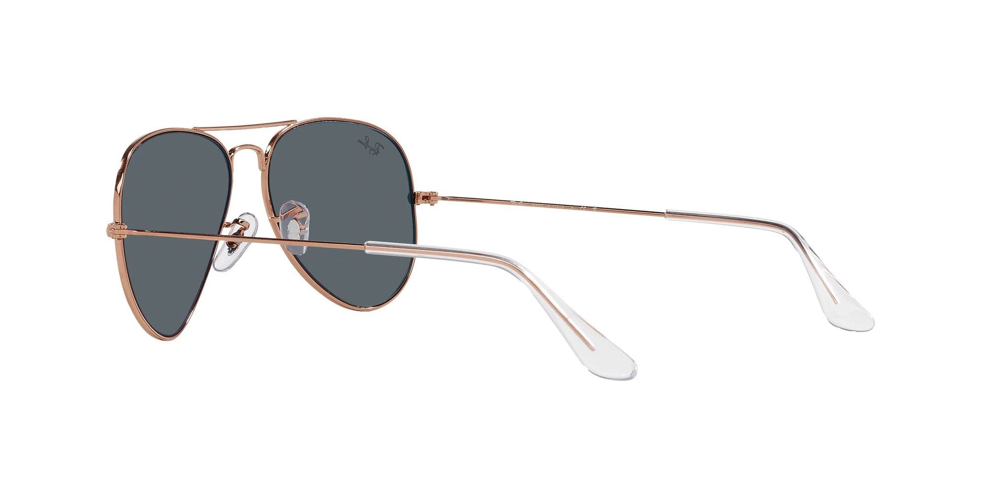 Ray-Ban Aviator RB3025 Sunglasses Batch 2 - Rose Gold/Blue / 58 mm - 8056597855921 - Additional Image 4