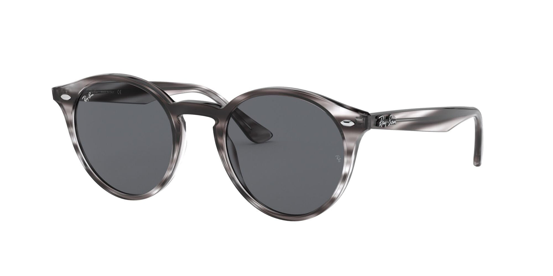 Ray-Ban Turtledove Dark RB2180 Sunglasses - Striped Grey Havana/Dark Grey / 51 mm - 8056597081375