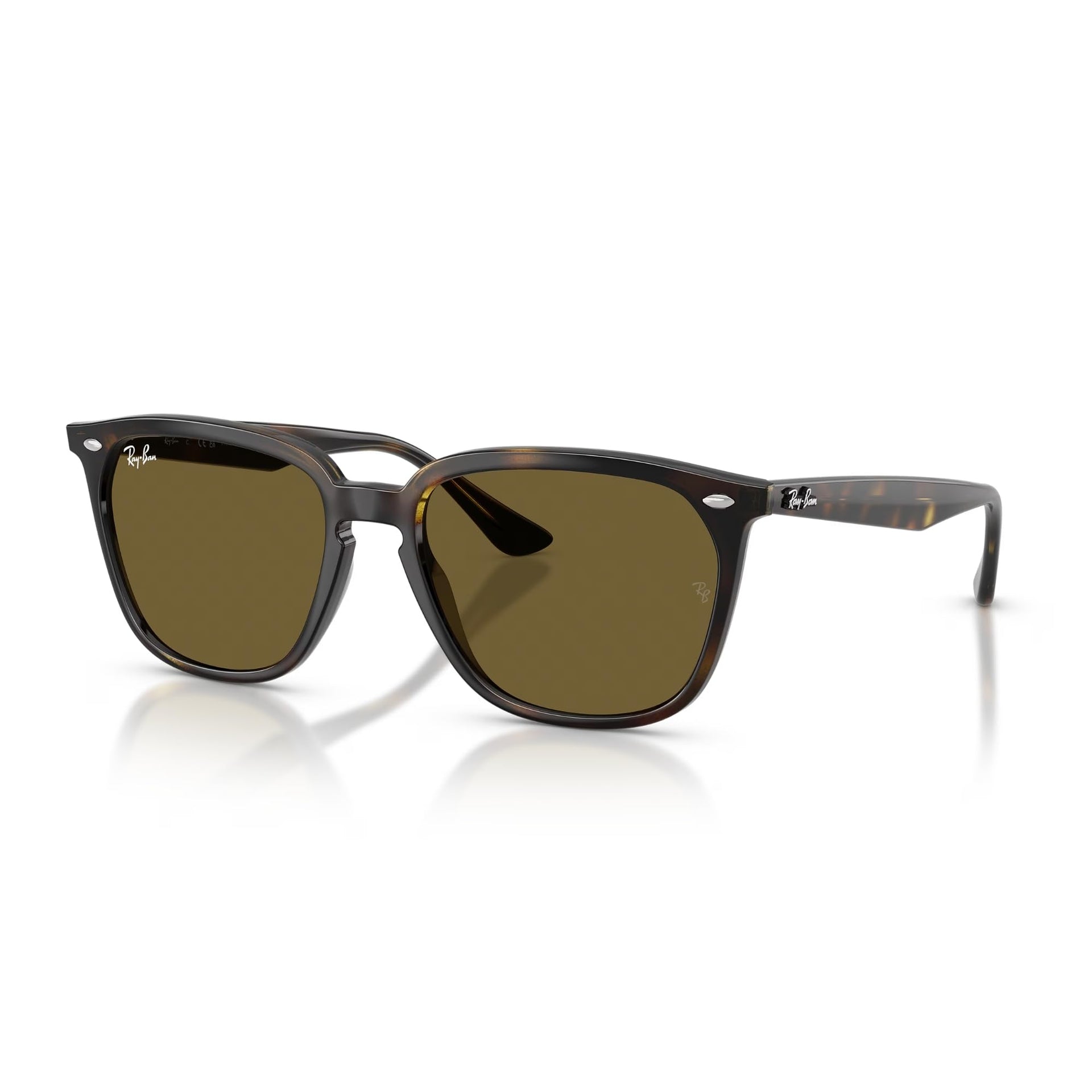 Ray-Ban RB4362 Sunglasses - Havana / Dark Brown / Large - 8056597519007