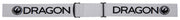 Adjustable white strap for snow goggles with DRAGON branding on both ends