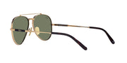 Ray-Ban Aviator Titanium RB8225 Sunglasses - Gold/Green / 58 mm - X0037J9LMF - Additional Image 4