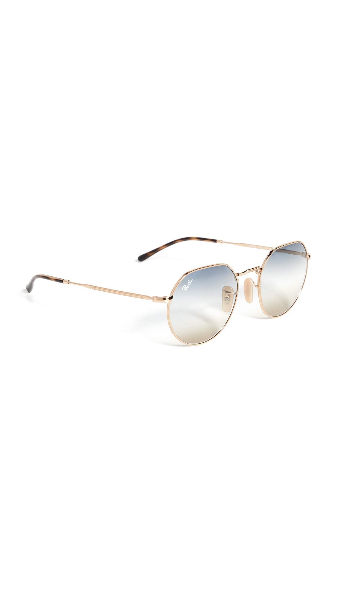 Ray-Ban Jack RB3565 Sunglasses - Gold/Clear Gradient Blue / 51 mm - 8056597583480