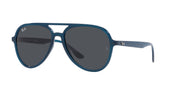 Ray-Ban Aviator RB4376 Sunglasses - Opal Dark Blue/Dark Grey / 57 mm - 8056597856102 - Additional Image 1