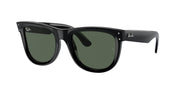 Ray-Ban Wayfarer Reverse RBR0502S Sunglasses - Black/Dark Green / 50 mm - 8056597918831