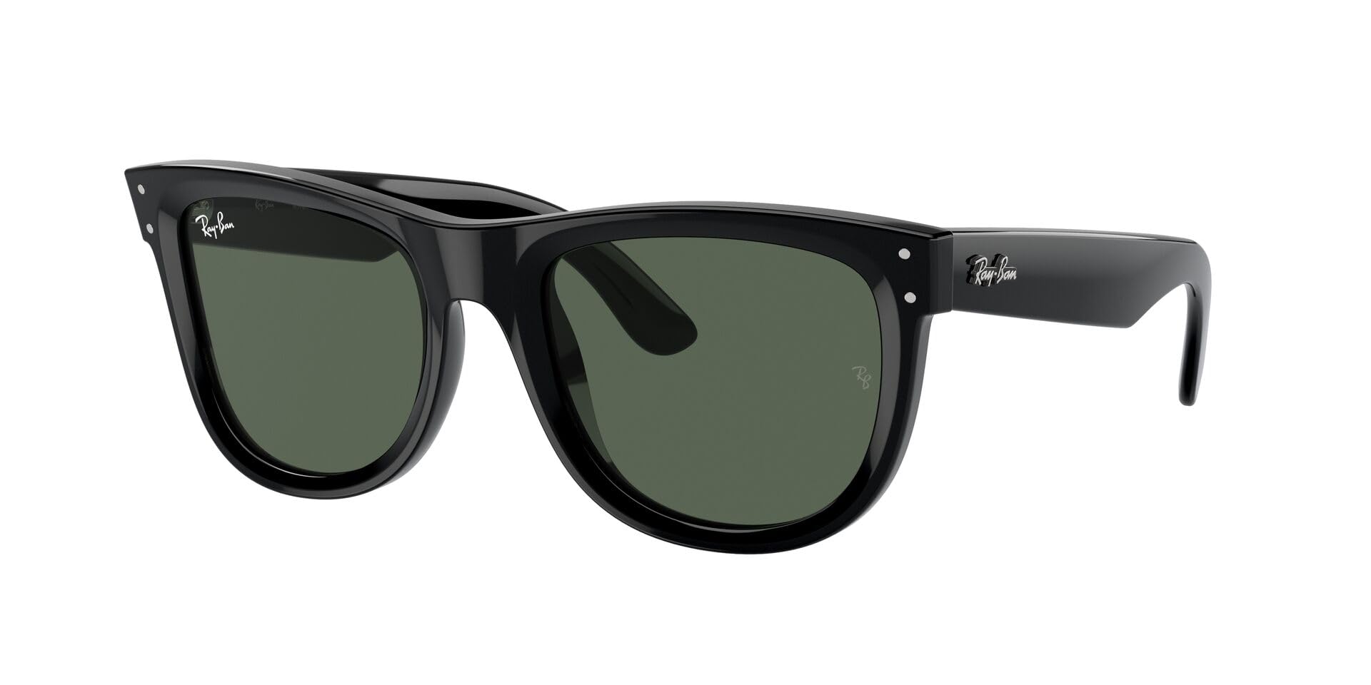 Ray-Ban Wayfarer Reverse RBR0502S Sunglasses - Black/Dark Green / 50 mm - 8056597918831