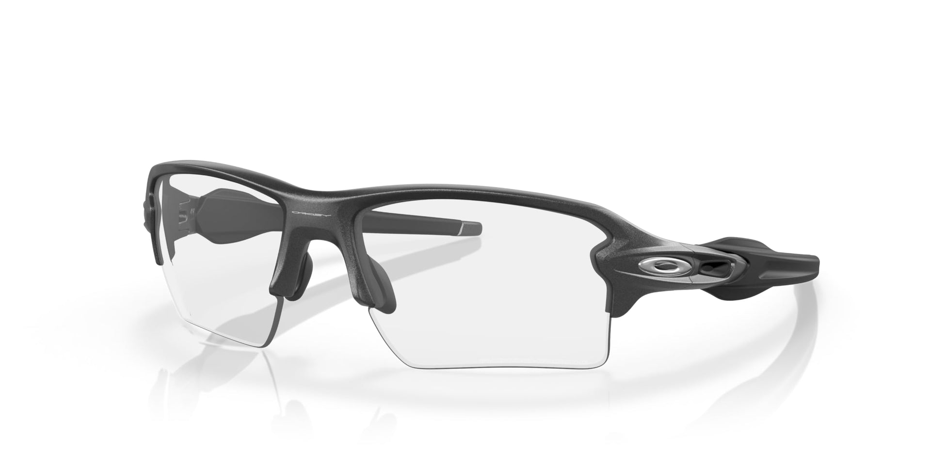 Oakley Flak XL Sunglasses - Steel/Clear to Black Iridium Photochromic / Small - X001VD8ZPN