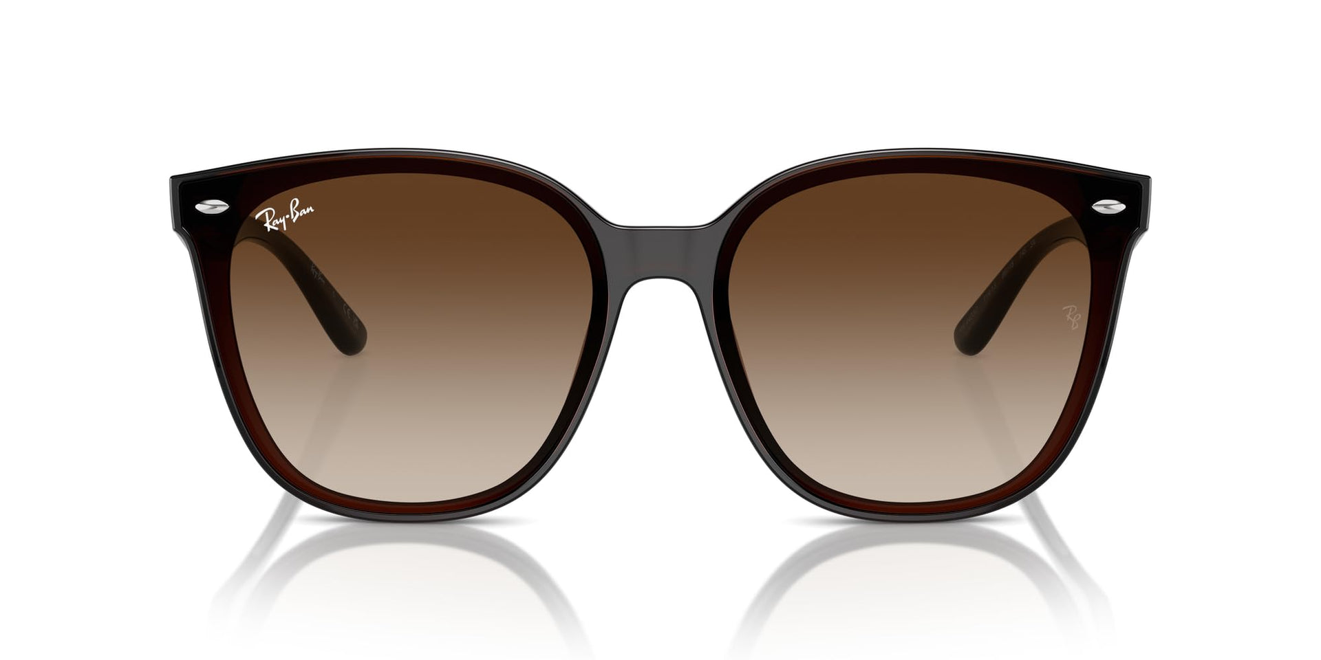 Ray-Ban RB4423D Sunglasses - Transparent Brown/Gradient Brown / 66 mm - 8056262051641