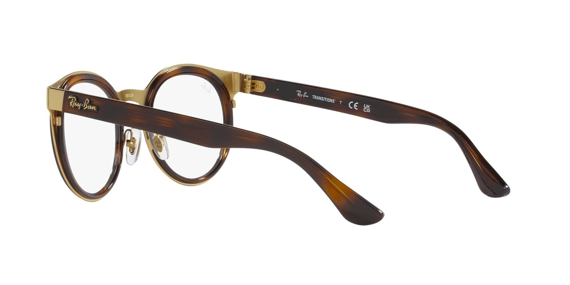 Ray-Ban Bonnie RB3710 Sunglasses - Havana on Gold/Transition Clear to Grey/Green Quartz / 50 mm - X003R3EX8X - Additional Image 4