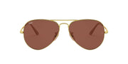 Ray-Ban Aviator Metal II RB3689 Sunglasses - Gold/Polarized Purple / 62 mm - 8056597148658 - Additional Image 1