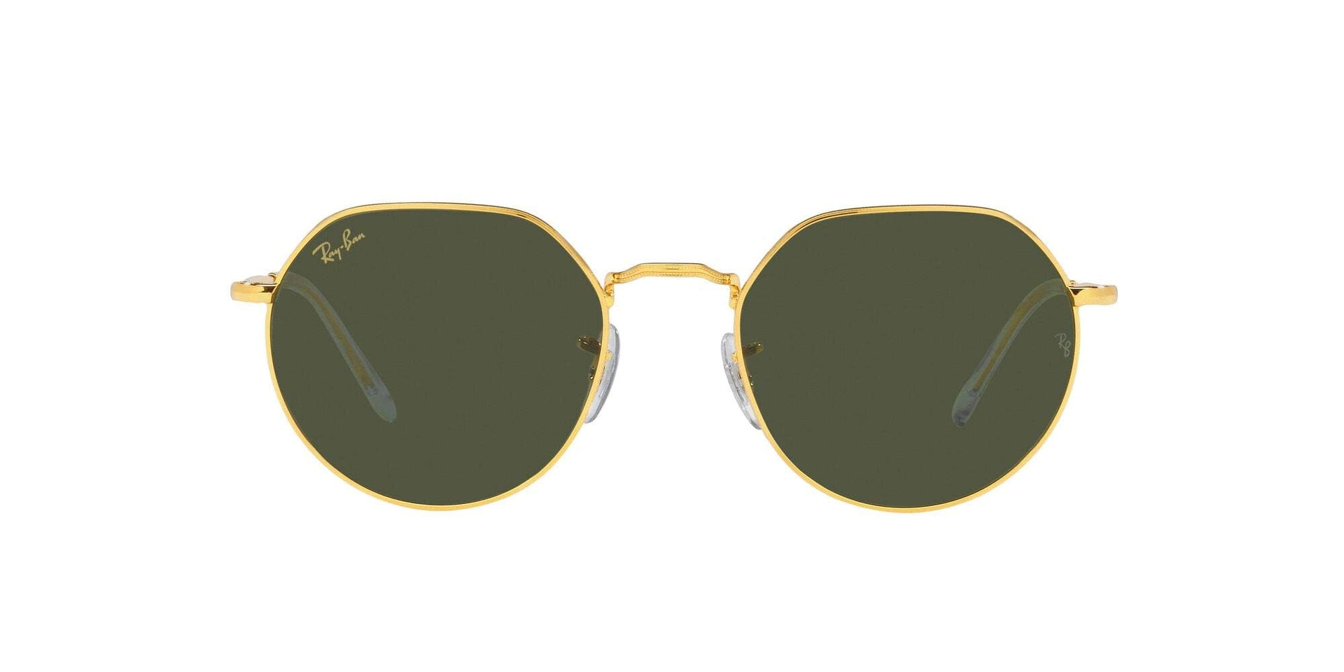 Ray-Ban Jack RB3565 Sunglasses - Legend Gold/Green / 53 mm - 8056597445184