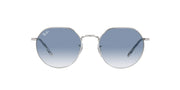 Ray-Ban Jack RB3565 Sunglasses - Silver/Clear Gradient Blue / 55 mm - 8056597846912