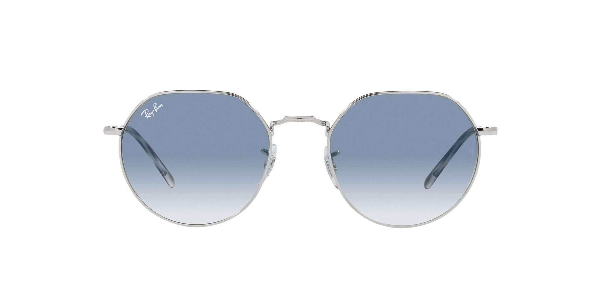 Ray-Ban Jack RB3565 Sunglasses - Silver/Clear Gradient Blue / 53 mm - 8056597445160