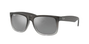 Ray-Ban Justin RB4165 Sunglasses - Rubber Grey on Bright Grey / 51 mm - 713132587119