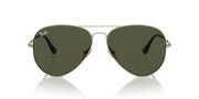 Ray-Ban Aviator Titanium RB8089 Sunglasses - Gold/Green / 62 mm (X0045VEAA7) - X0045VEAA7