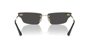 Ray-Ban Anh RB3731 Sunglasses - Light Gold/Dark Grey / 66 mm - X0045V50C9 - Additional Image 3