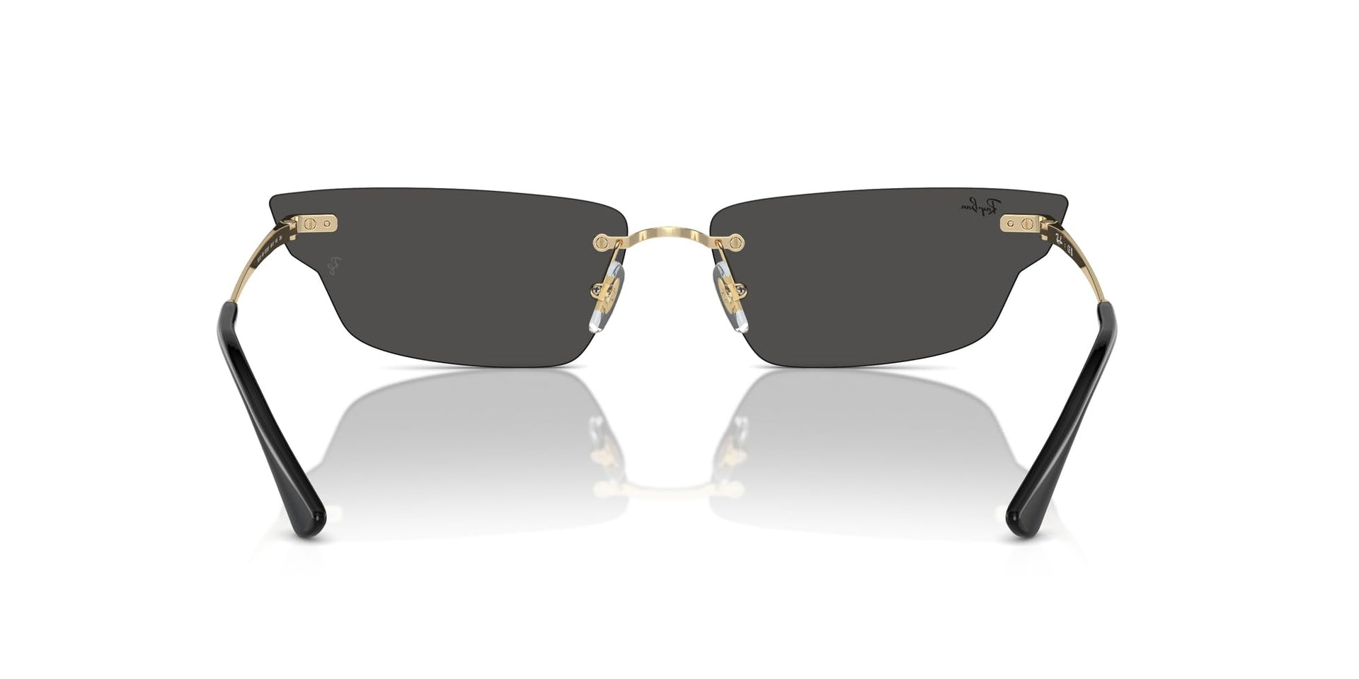 Ray-Ban Anh RB3731 Sunglasses - Light Gold/Dark Grey / 66 mm - X0045V50C9 - Additional Image 3
