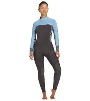 Roxy Womens 4/3mm Swell Series Back Zip Fullsuit - Jet/Boy Blue / 4