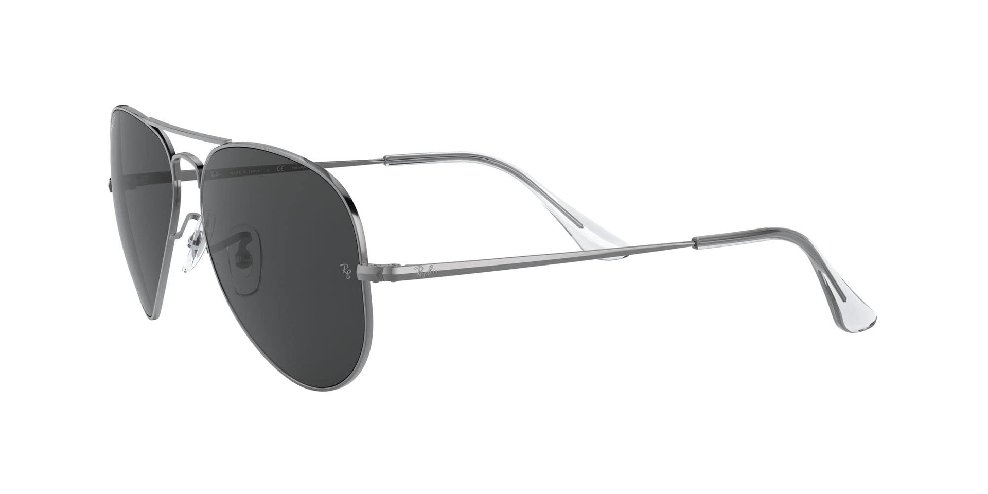 Ray-Ban Aviator Metal II RB3689 Sunglasses - Gunmetal/Polarized Black / 58 mm - 8056597260541 - Additional Image 2