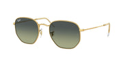 Ray-Ban Hexagonal Hexagonal RB3548 Sunglasses - Gold/Green Vintage / 51 mm - 8056262055014