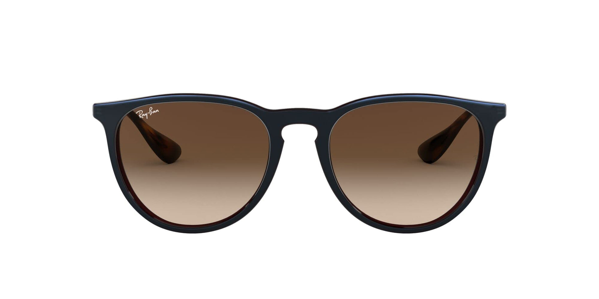 Ray-Ban Erika RB4171 Sunglasses - Mirror Blue on Light Brown/Brown Gradient Dark Brown / 54 mm - 8053672793642