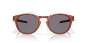 Oakley Latch Sunglasses - Fire Orange/Prizm Grey Polarized / 53 - 888392663986