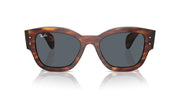 Ray-Ban Jorge RB7681S Sunglasses - Striped Havana/Blue / 52 mm - 8056262033753