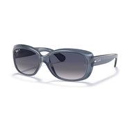 Ray-Ban Jackie Ohh RB4101 Sunglasses - Transparent Blue/Blue Gradient Polarized / 58 mm - 8056597661034