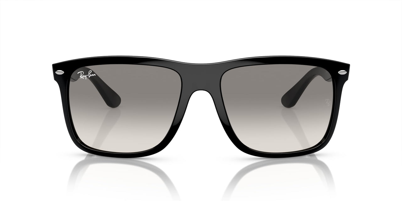 Ray-Ban Boyfriend Two RB4547 Sunglasses - Black/Clear Gradient Grey / 60 mm - 8056597939348
