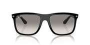 Ray-Ban Boyfriend Two RB4547 Sunglasses - Black/Clear Gradient Grey / 60 mm - 8056597939348