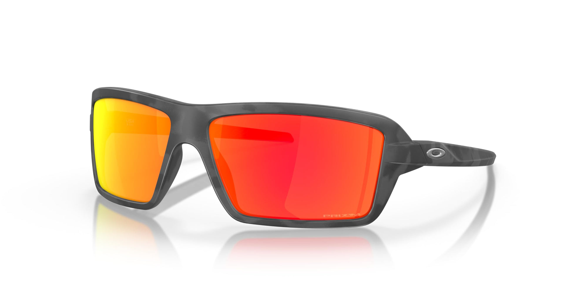 Oakley Cables Sunglasses - Black Camo/Prizm Ruby / 63 mm - X003IBKSO7