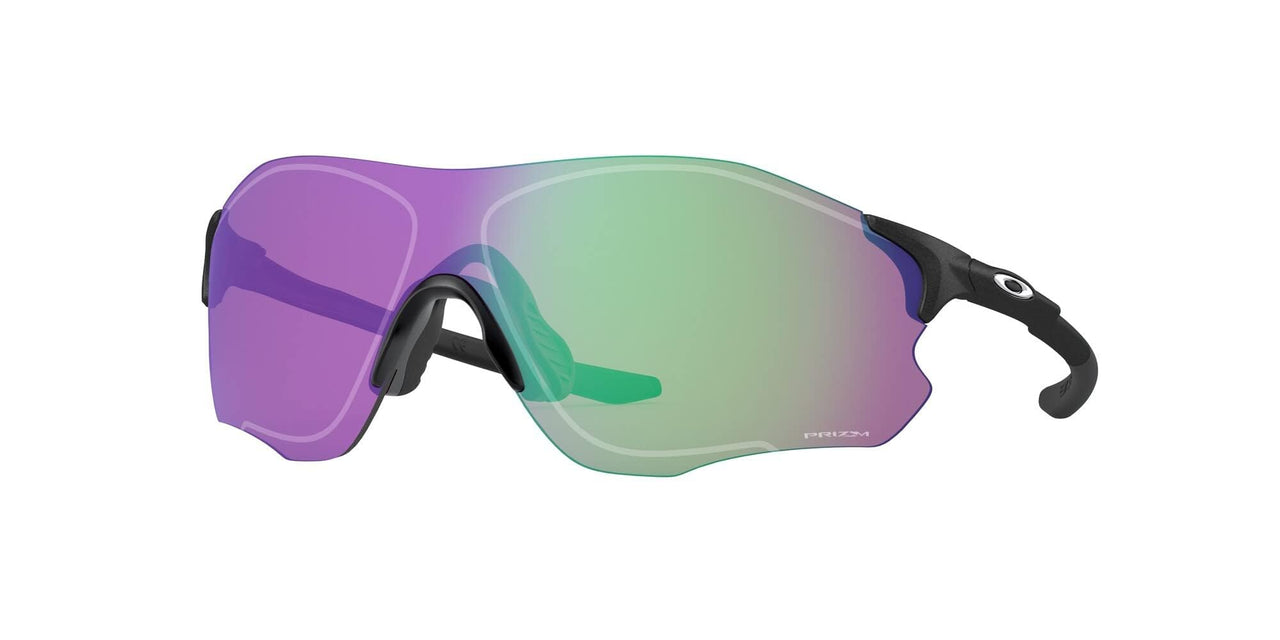 Oakley Evzero Path Low Bridge Fit Sunglasses - Steel/Prizm Golf / 38 mm - 888392187628