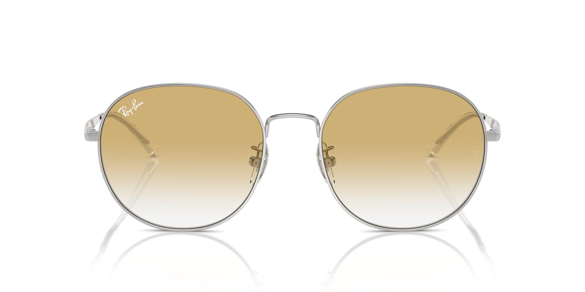 Ray-Ban RB3727D Sunglasses - Silver/Clear Gradient Yellow / 57 mm - 8056262017784