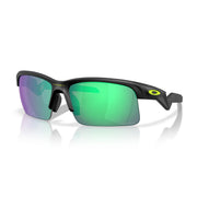 Oakley Capacitor Sunglasses - Matte Black / Prizm Road Jade / Small-Medium - 888392669124