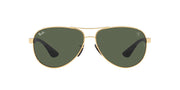 Ray-Ban Scuderia Ferrari Collection Aviator RB8331M Sunglasses - Gold/Dark Green / 61 mm - 8056597853606