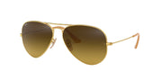 Ray-Ban Aviator RB3025 Sunglasses Batch 3 - Gold/ Brown Gradient / Small (X001RP2JKH) - X001RP2JKH - Additional Image 1