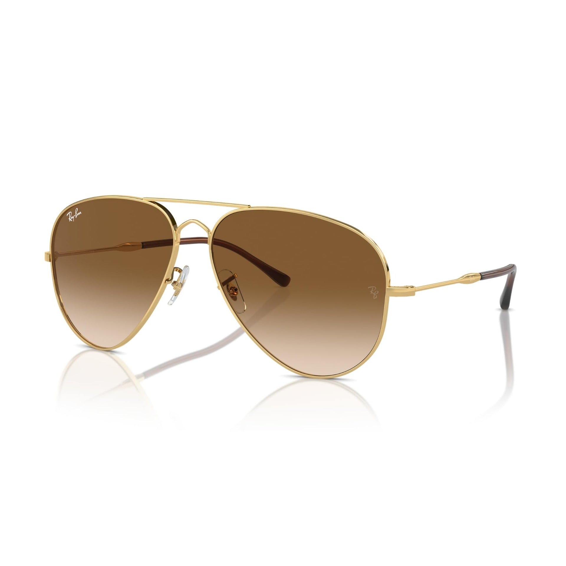 Ray-Ban Old Aviator RB3825 Sunglasses - Gold/Clear Gradient Brown / 58 mm - 8056262039960