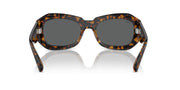 Ray-Ban Beate RB2212 Sunglasses - Havana on Transparent Brown/Dark Grey / 56 mm - X0045V8E31 - Additional Image 3