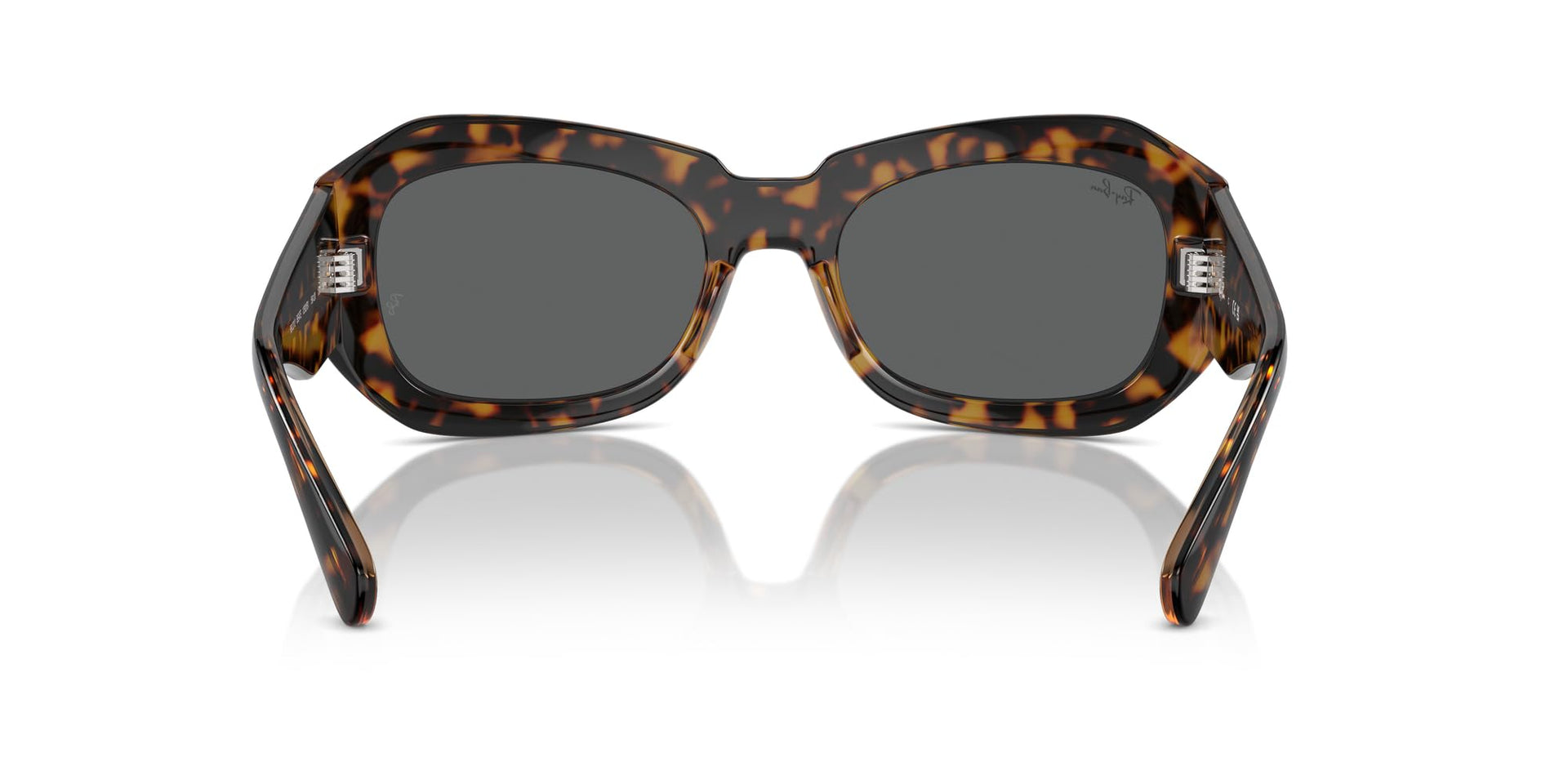 Ray-Ban Beate RB2212 Sunglasses - Havana on Transparent Brown/Dark Grey / 56 mm - X0045V8E31 - Additional Image 3
