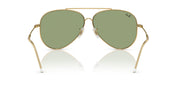 Ray-Ban Aviator Reverse RBR0101S Sunglasses - Gold/Green / 59 mm - X0045V0KLP - Additional Image 3