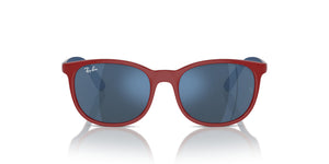 Red on Rubber Blue/Dark Blue Mirrored Blue