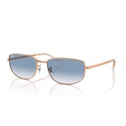Ray-Ban RB3732 Sunglasses - Rose Gold / Clear & Blue / Large - 8056262042335