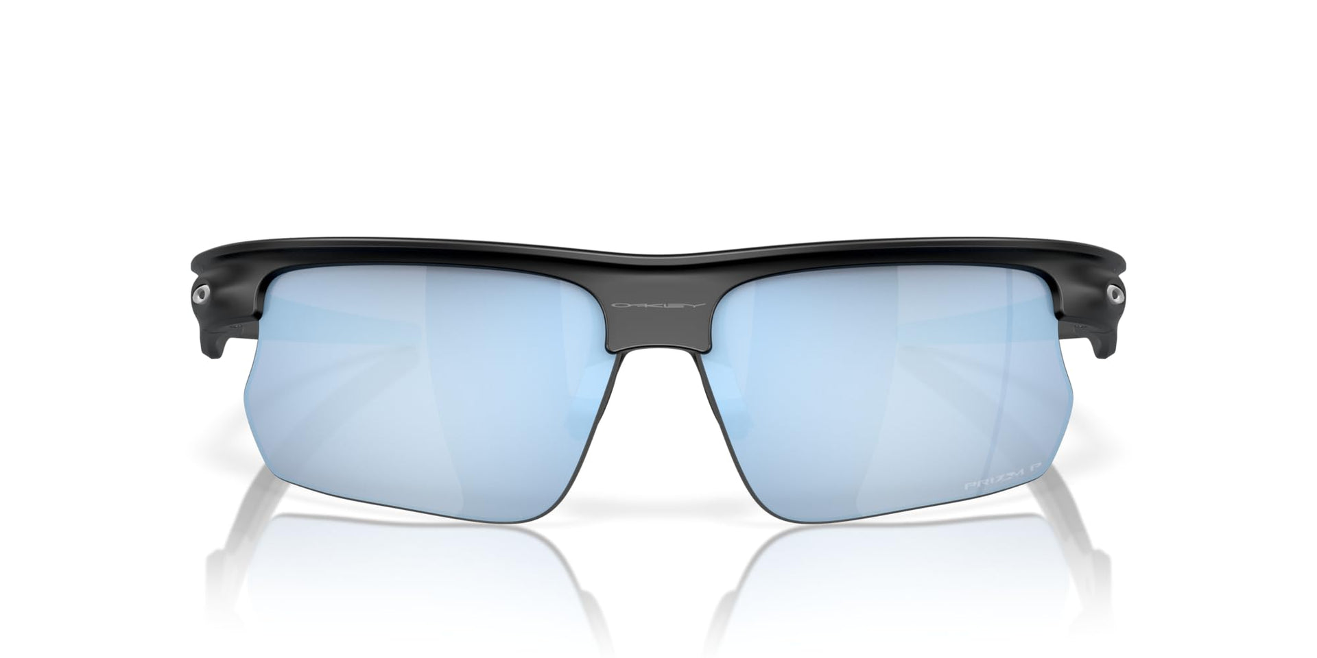 Oakley Bisphaera Sunglasses - Matte Black/Prizm Deep Water Polarized / 68 mm - 888392620354