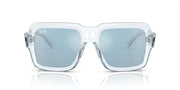 Ray-Ban Magellan RB4408 Sunglasses - Transparent Light Blue/Light Blue Mirrored Silver / 54 mm - 8056597937016