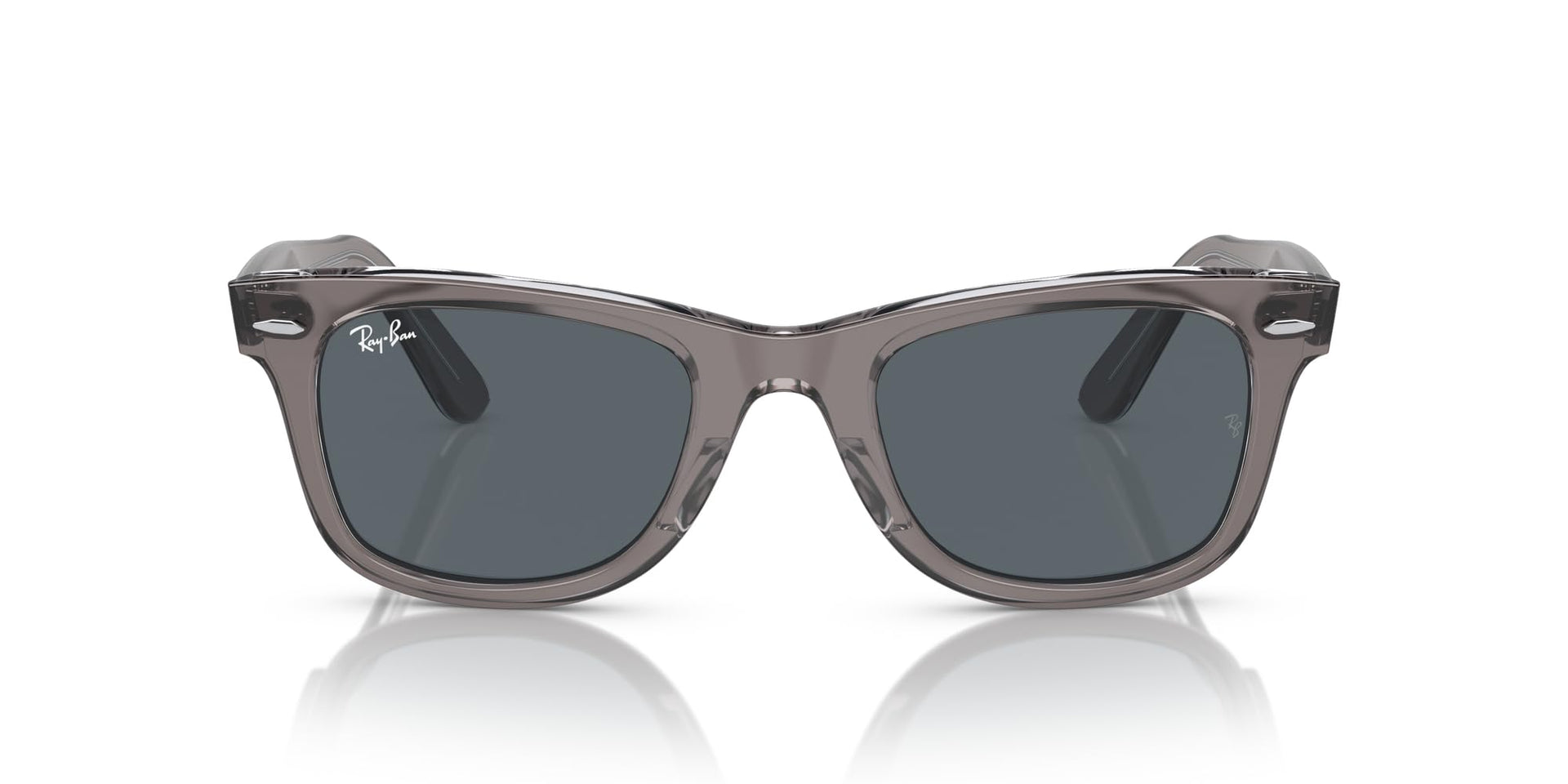 Ray-Ban Original Wayfarer RB2140 Sunglasses - Grey on Transparent/Blue / 50 mm - 8056262056011