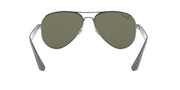Ray-Ban Aviator RB3523 Sunglasses - Matte Gunmetal/Polarized Green / 59 mm - 8053672320442 - Additional Image 3