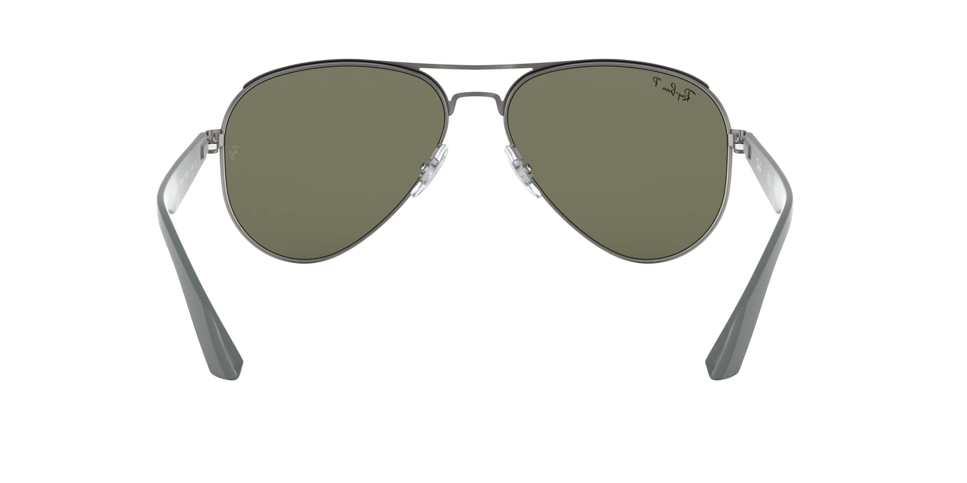 Ray-Ban Aviator RB3523 Sunglasses - Matte Gunmetal/Polarized Green / 59 mm - 8053672320442 - Additional Image 3